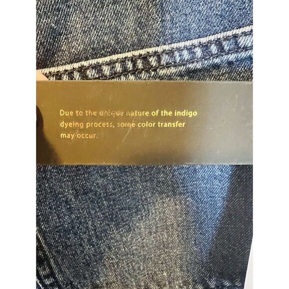 Rag & Bone Avery Maxi Denim Skirt Sz 28 Dark Denim Western Boho Y2K Split Front - Picture 12 of 14